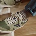 Baskets Basses Kaki Clair Palmer - Homme