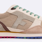 Running Taupe & Kaki Clair Elm - Homme