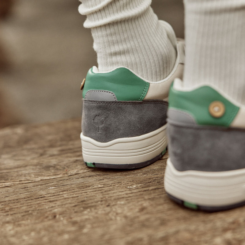 Running Blanches & Vertes Olive - Homme
