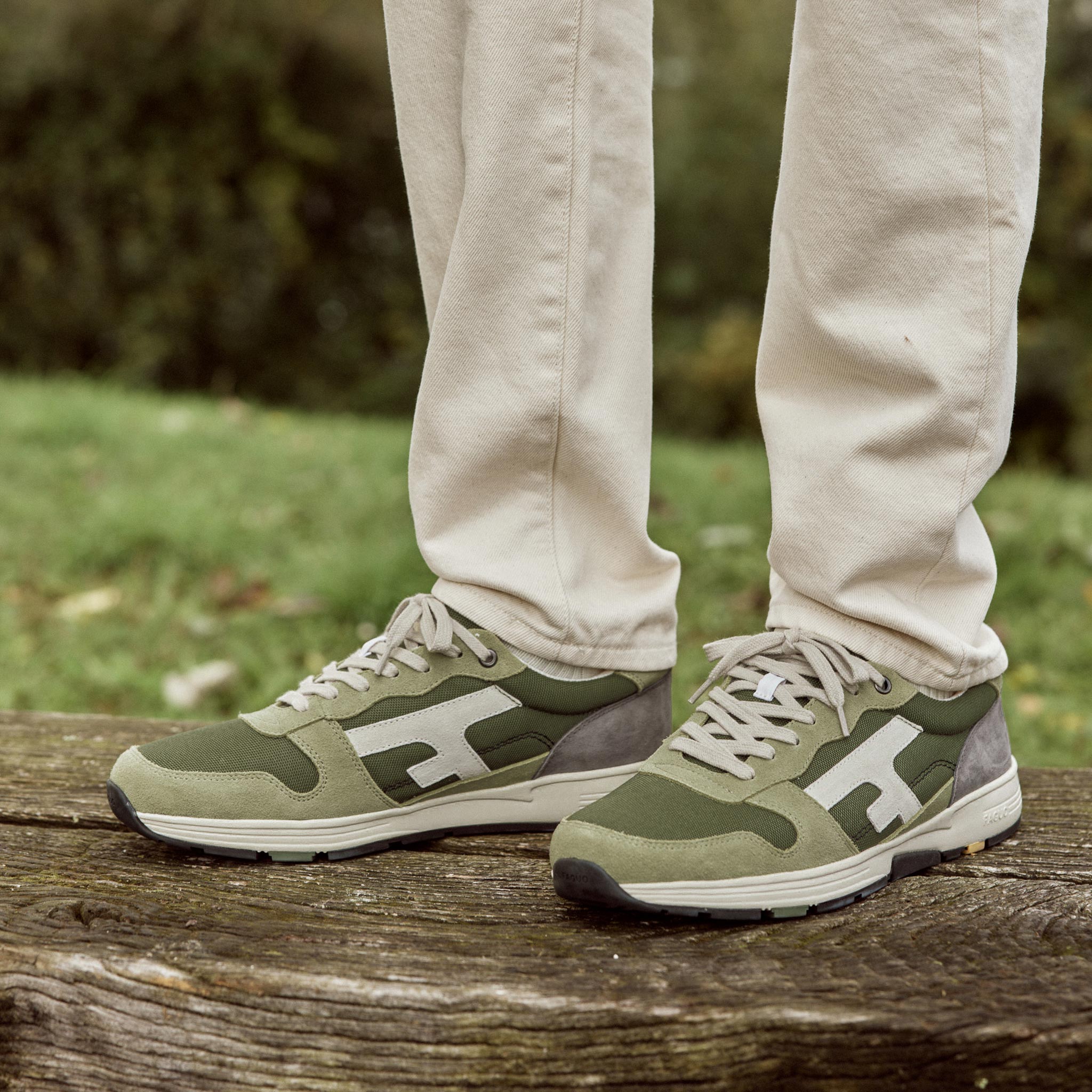 Running Kaki Clair Olive - Homme