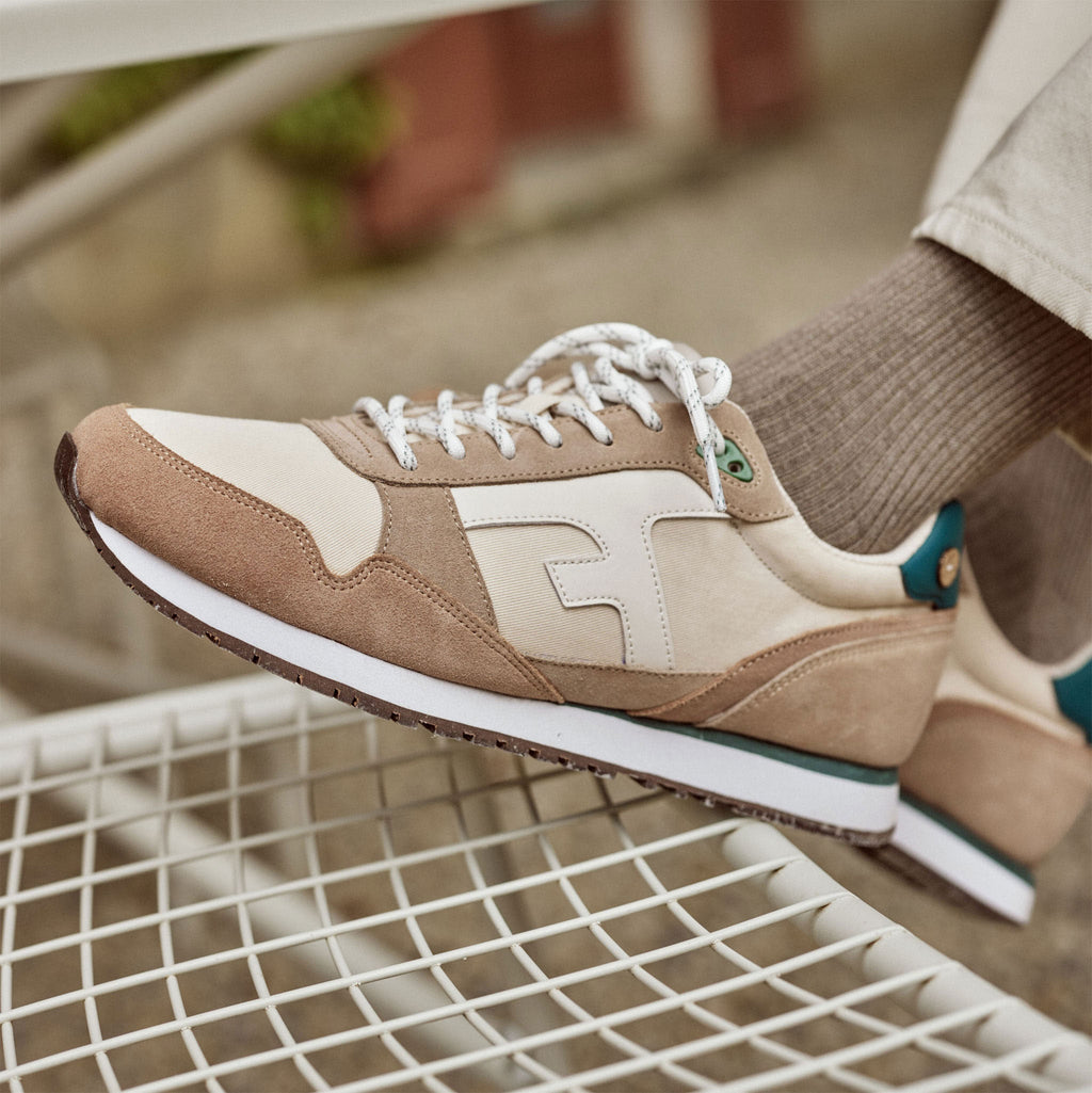 Running Écrues & Bleu Clair Elm - Homme