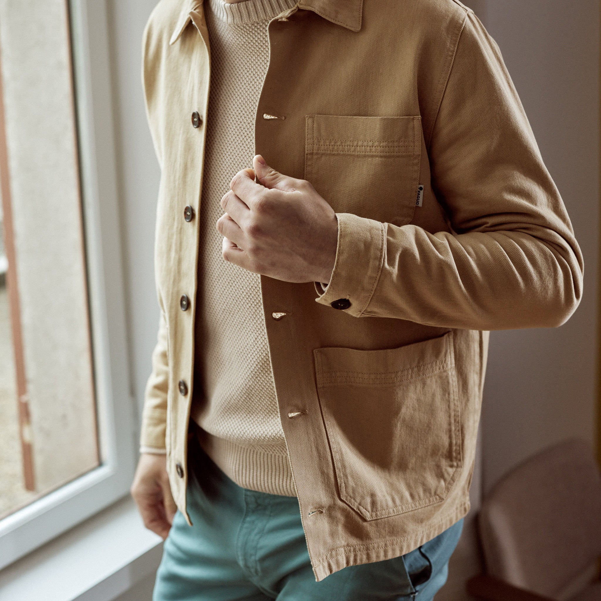 Chaqueta beige Lorge - Hombre