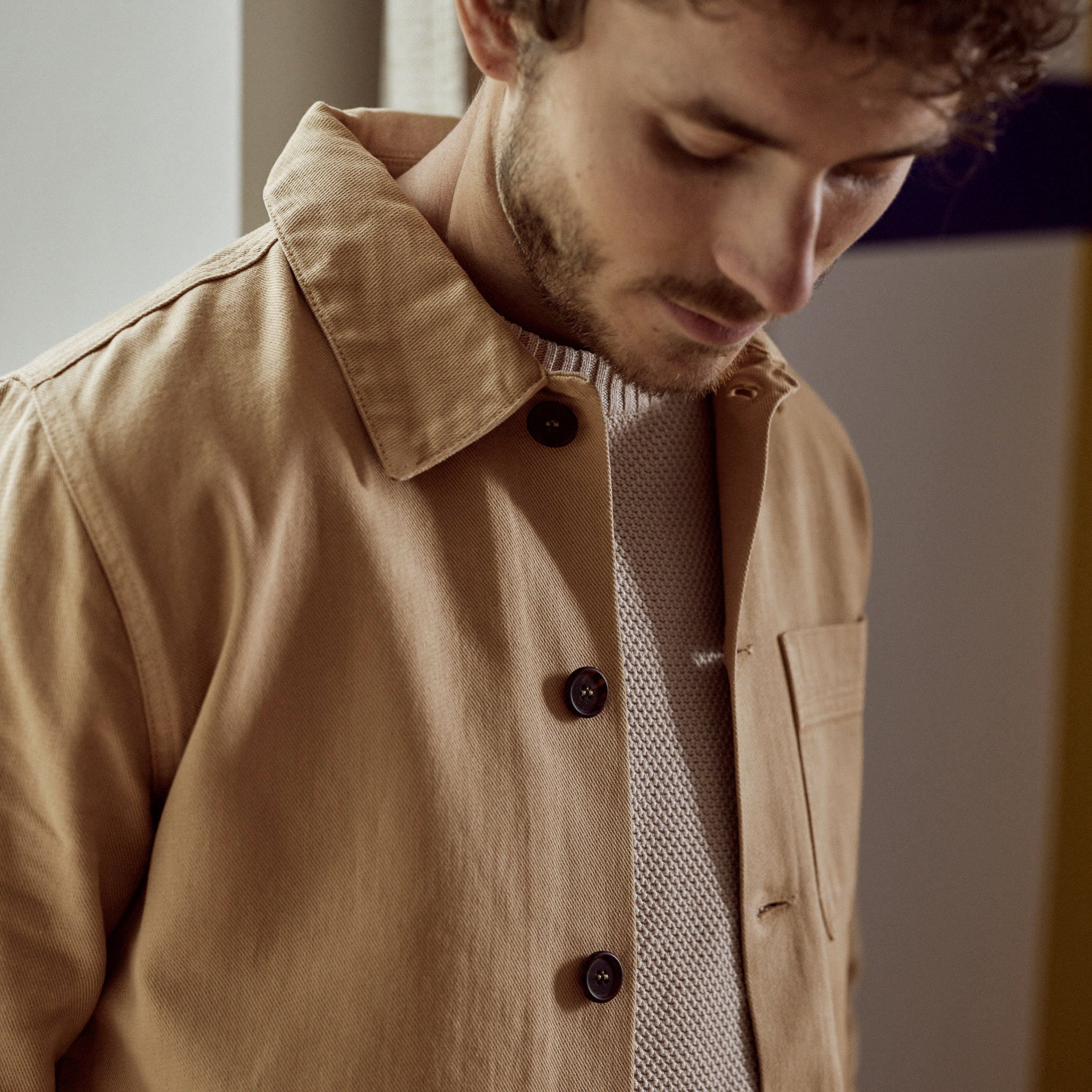 Chaqueta beige Lorge - Hombre