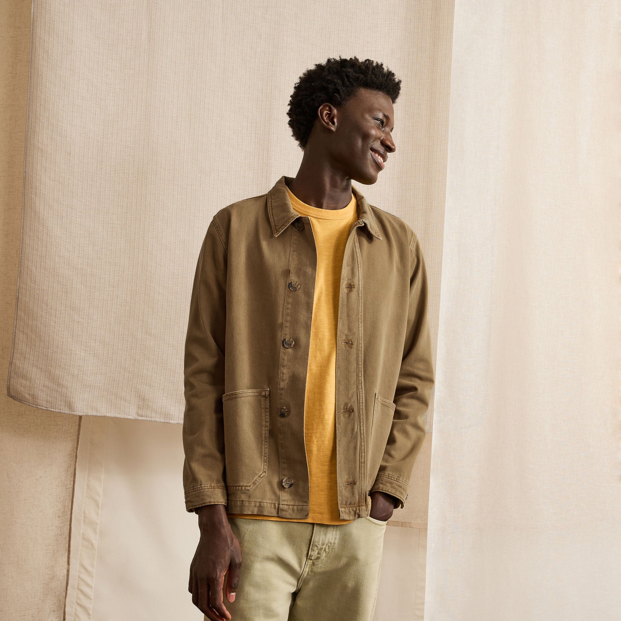 Chaqueta Ocre Liffre - Hombre