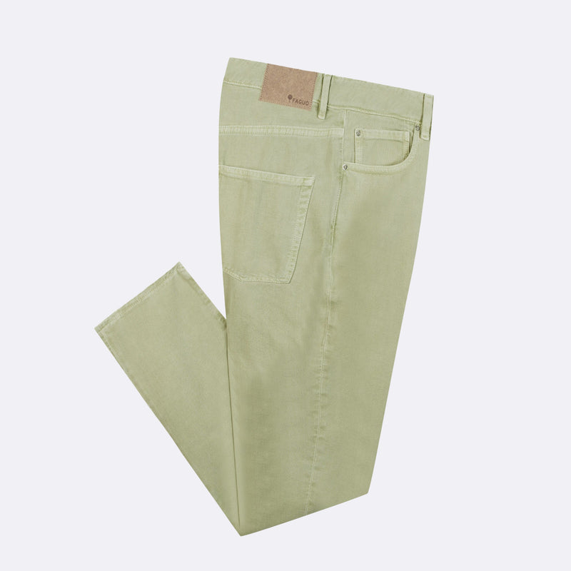 Jean Kaki Clair Denim Tapered - Homme