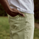 Jean Kaki Clair Denim Tapered - Homme