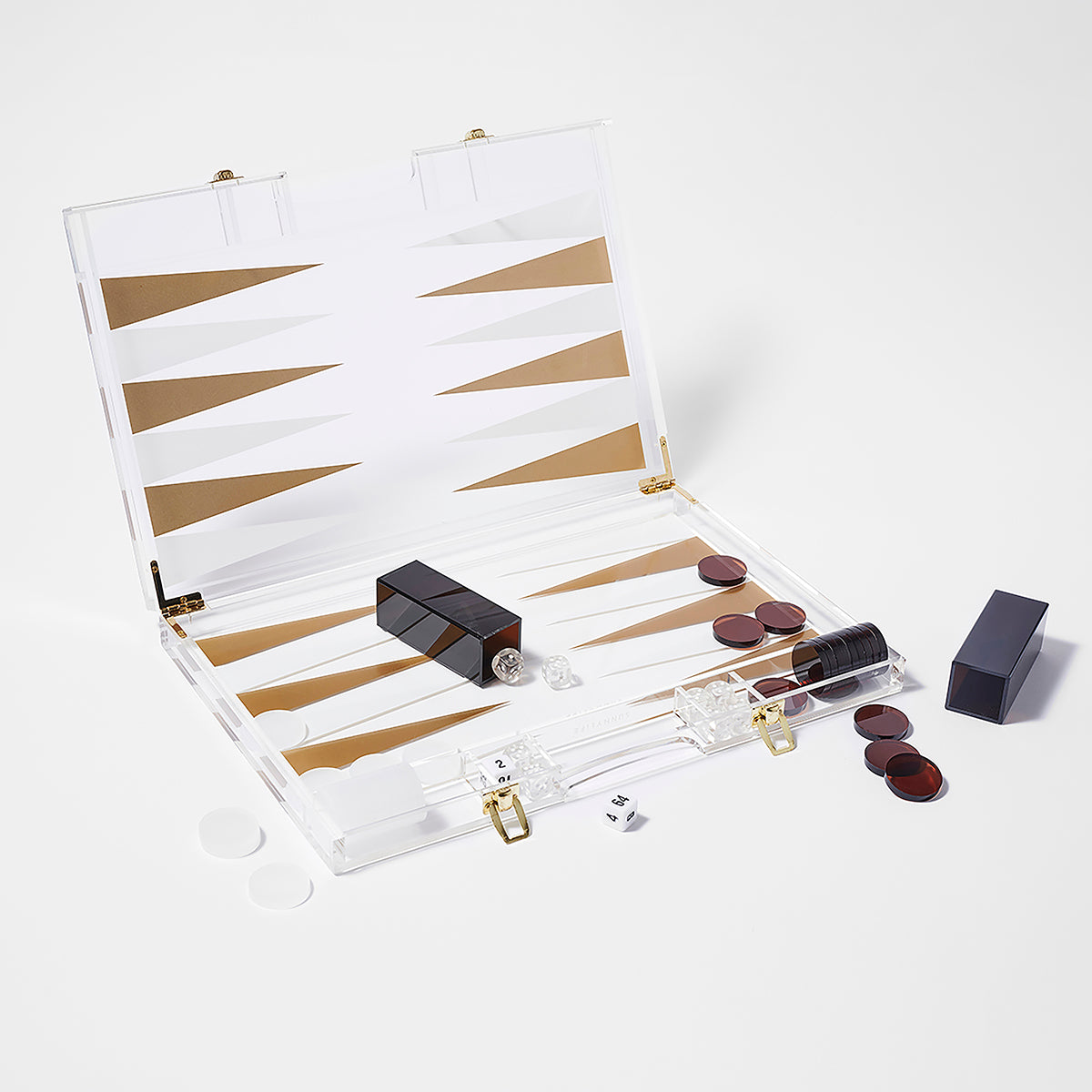 Backgammon en Lucite