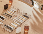 Backgammon en Lucite