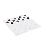 Jeu Echec Et Dames Crystal Lucite - Marron Et Transparent