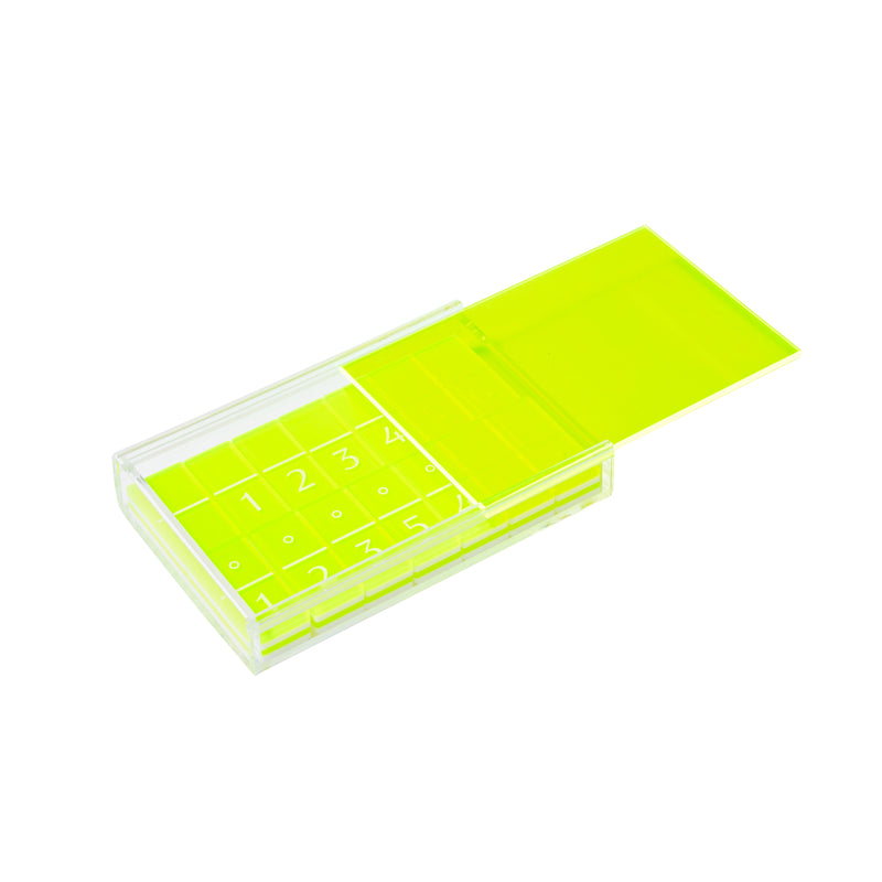 Jeu Domino Crystal Lucite - Jaune