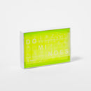 Jeu Domino Crystal Lucite - Jaune