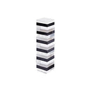 Jeu Jumbling Tower Crystal Lucite - Noir Et Transparent