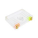 Jeu Backgammon De Voyage Crystal Lucite - Jaune Et Transparent