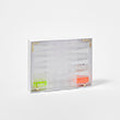 Jeu Backgammon De Voyage Crystal Lucite - Jaune Et Transparent