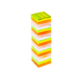 Jeu Mini Jumbling Tower Crystal Lucite - Jaune Et Orange