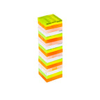 Jeu Mini Jumbling Tower Crystal Lucite - Jaune Et Orange