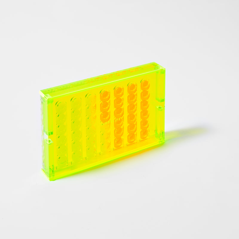 Jeu Mini 4 En 1 Crystal Lucite - Jaune Et Orange