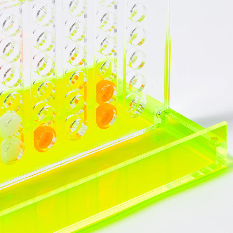 Jeu Mini 4 En 1 Crystal Lucite - Jaune Et Orange