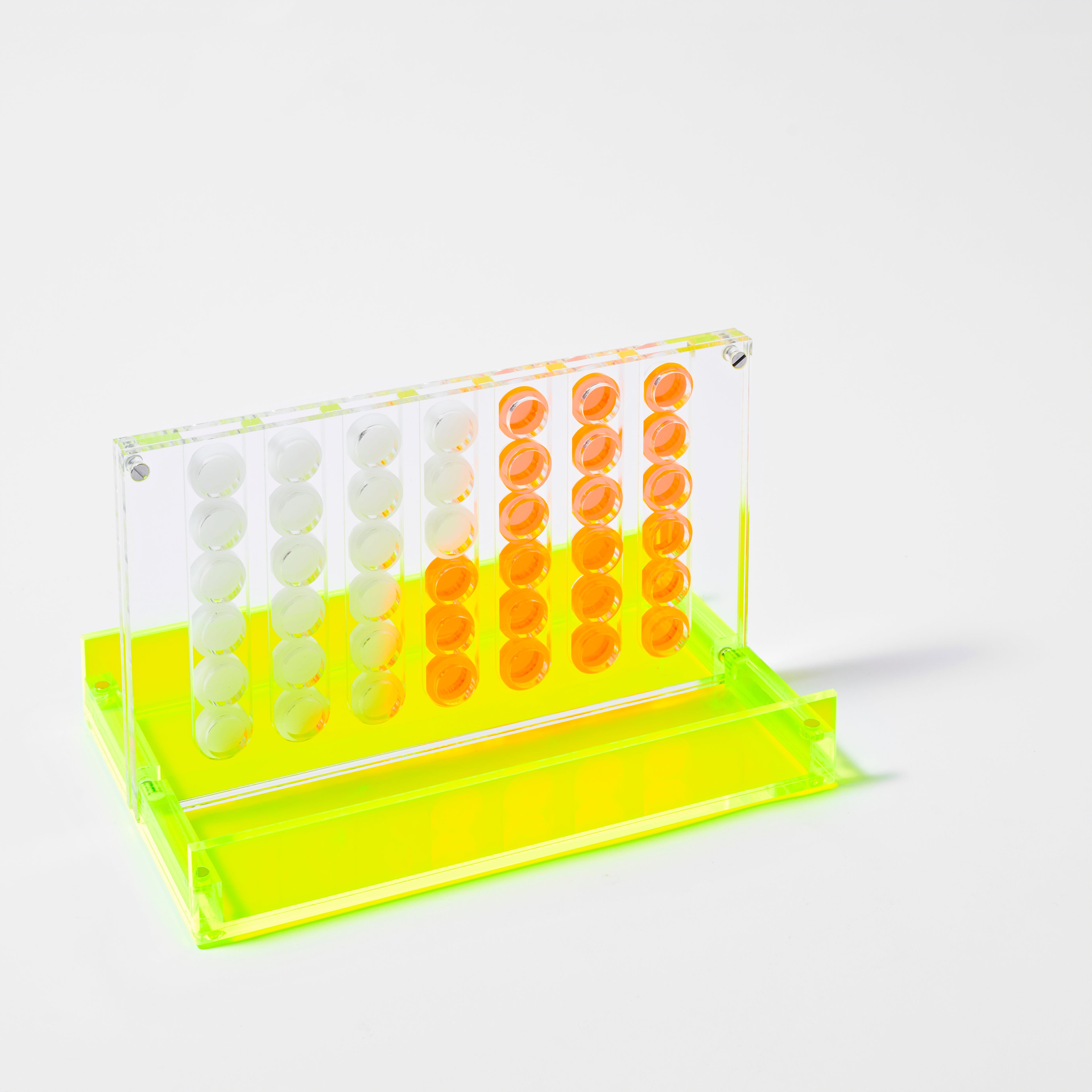 Jeu Mini 4 En 1 Crystal Lucite - Jaune Et Orange