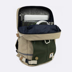 Sac A Dos Beige & Navy & Kaki Commuter - Mixte
