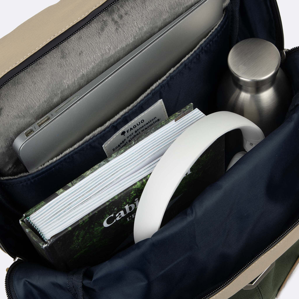 Sac A Dos Beige & Navy & Kaki Commuter - Mixte