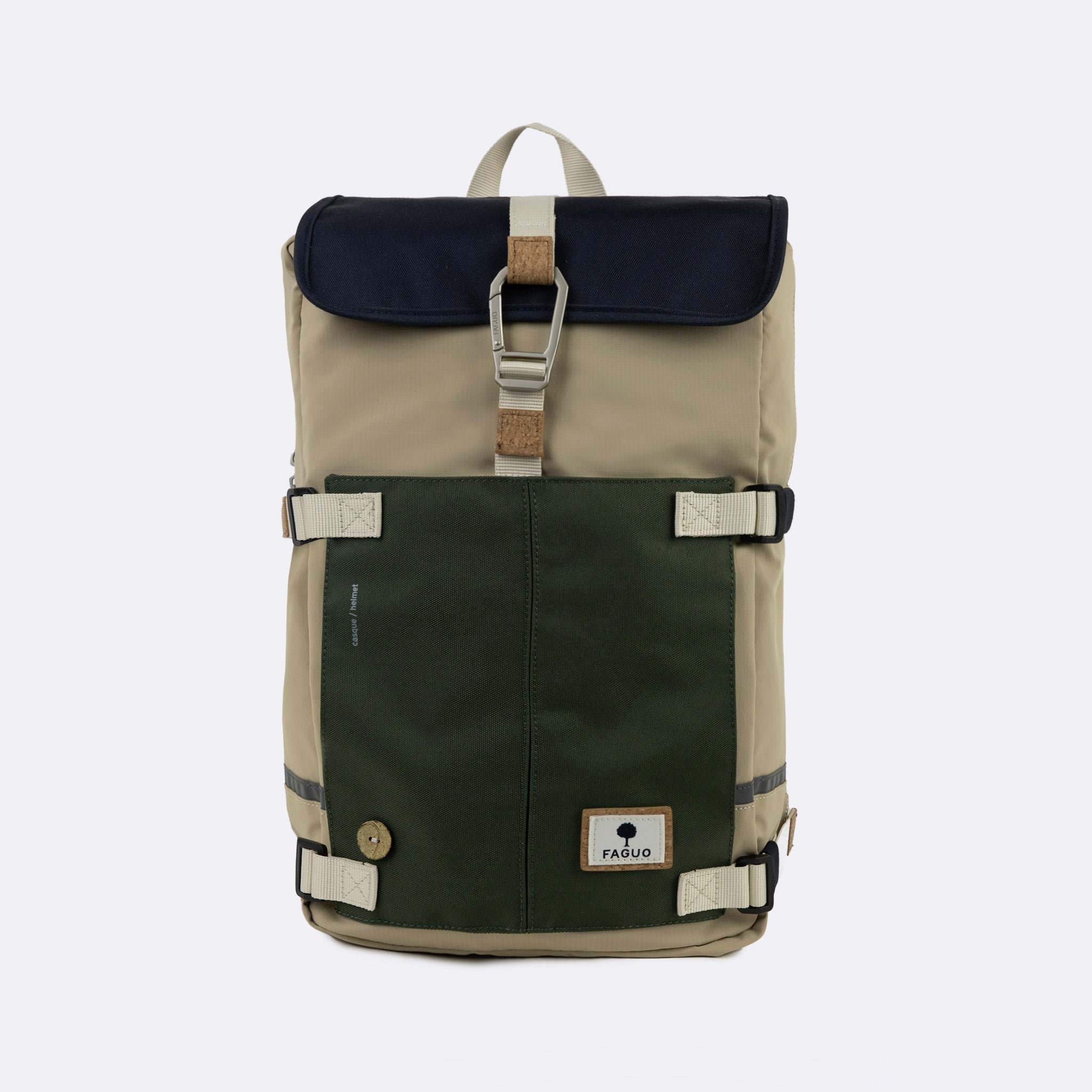 Sac A Dos Beige & Navy & Kaki Commuter - Mixte