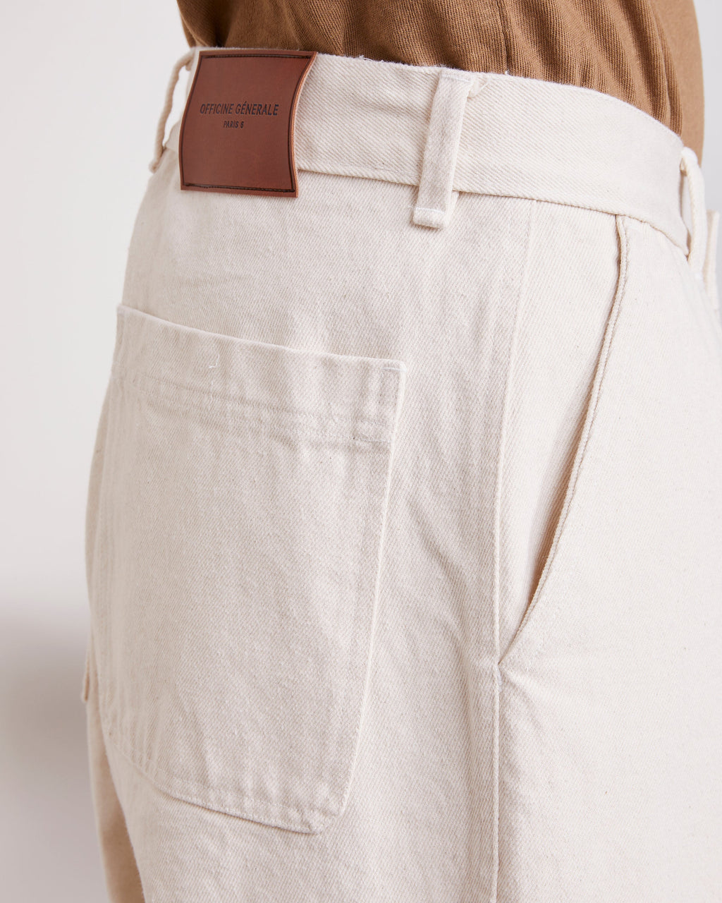 Nemir ecru cotton denim 5