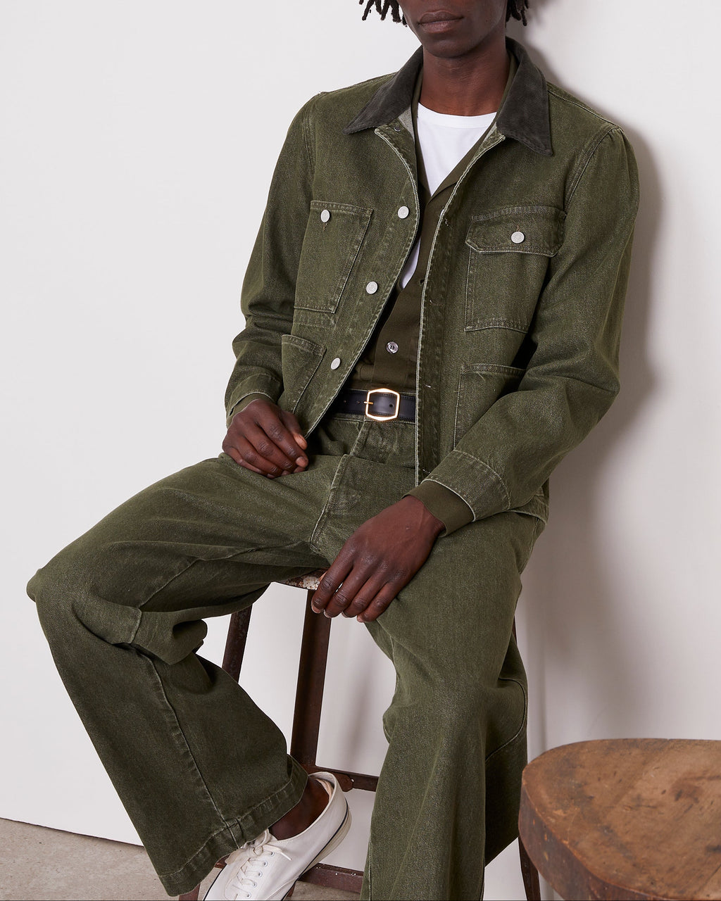Nemir piece dye cotton denim 2