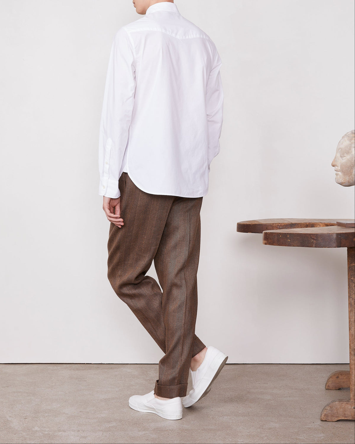 Gilles white cotton poplin 3