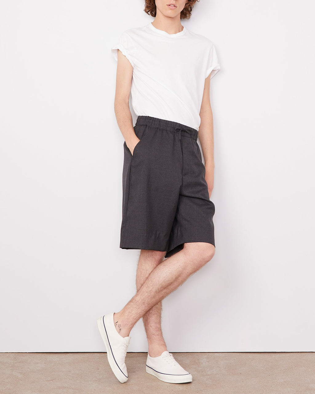 Short Hank - Gris Foncé - Homme