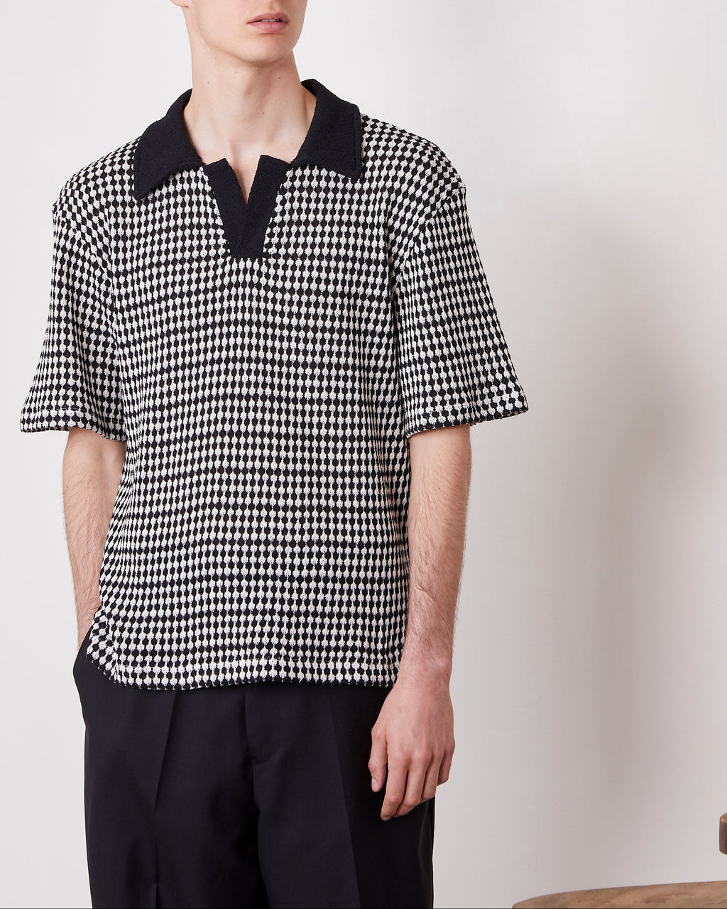 Pele polo texture co losange 2