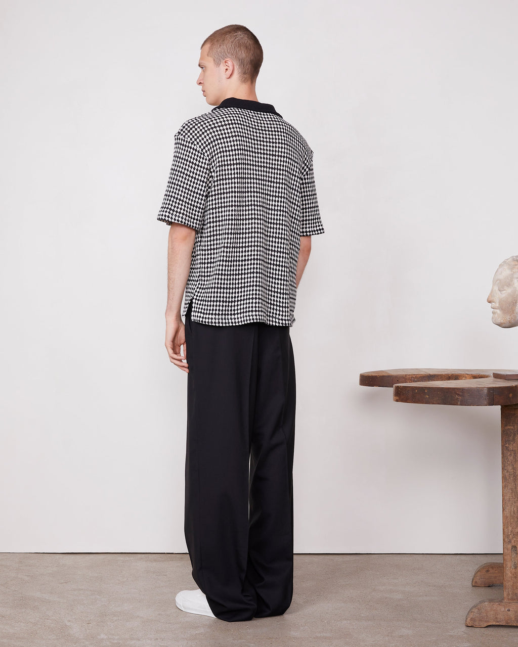 Pele polo texture co losange 3