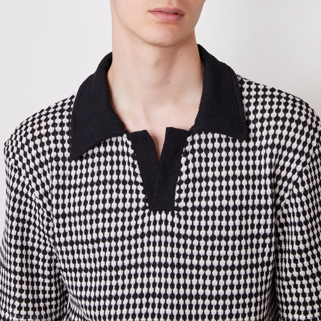 Pele polo texture co losange 4