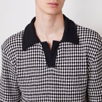 Pele polo texture co losange 4