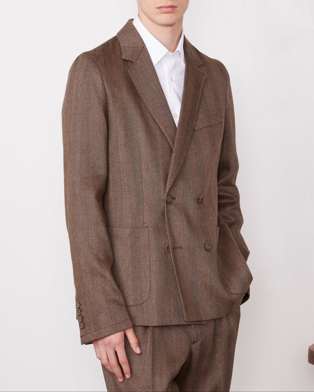 Leon jkt li cotton herringbone 3