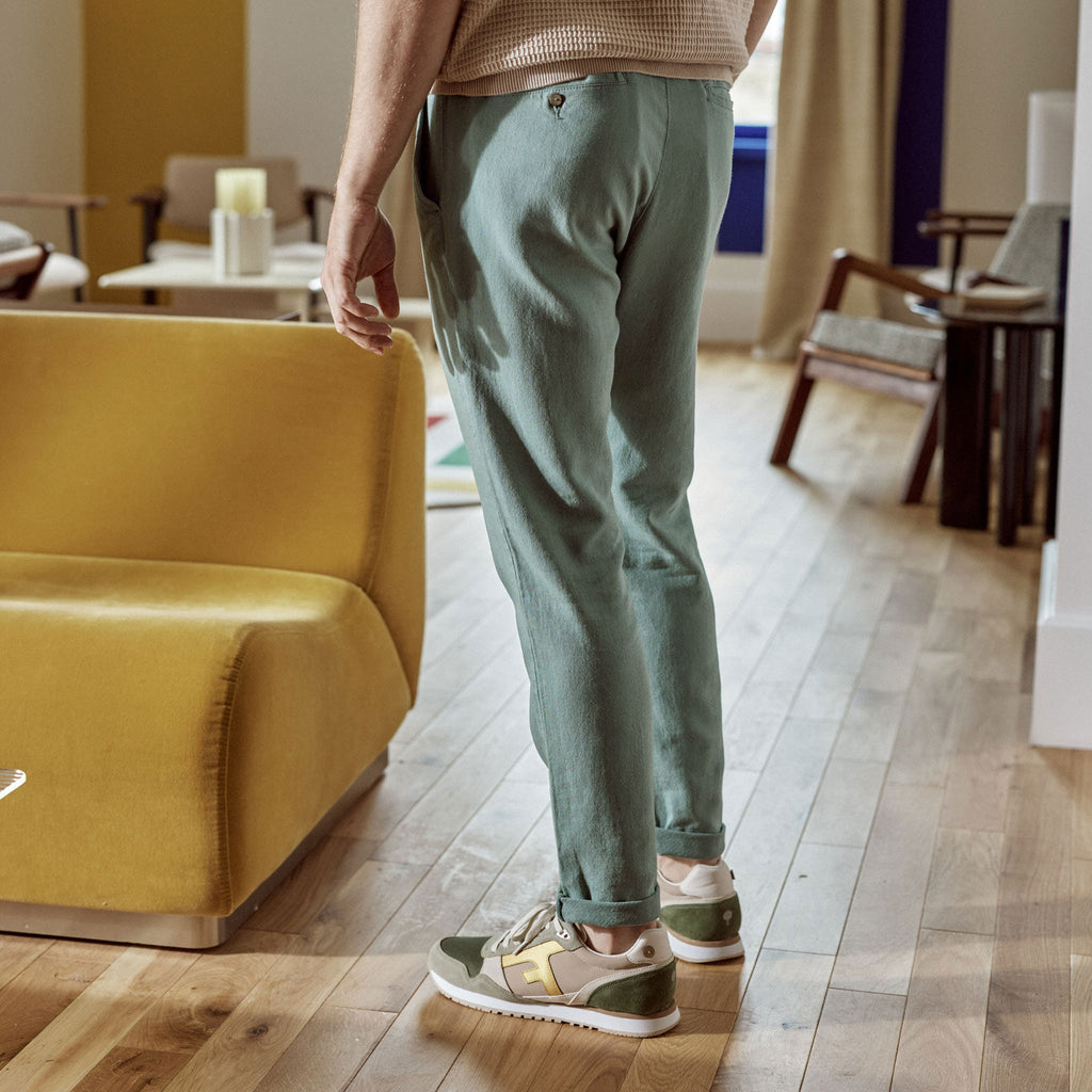 Pantalón Verde Agua Dreuille - Hombre