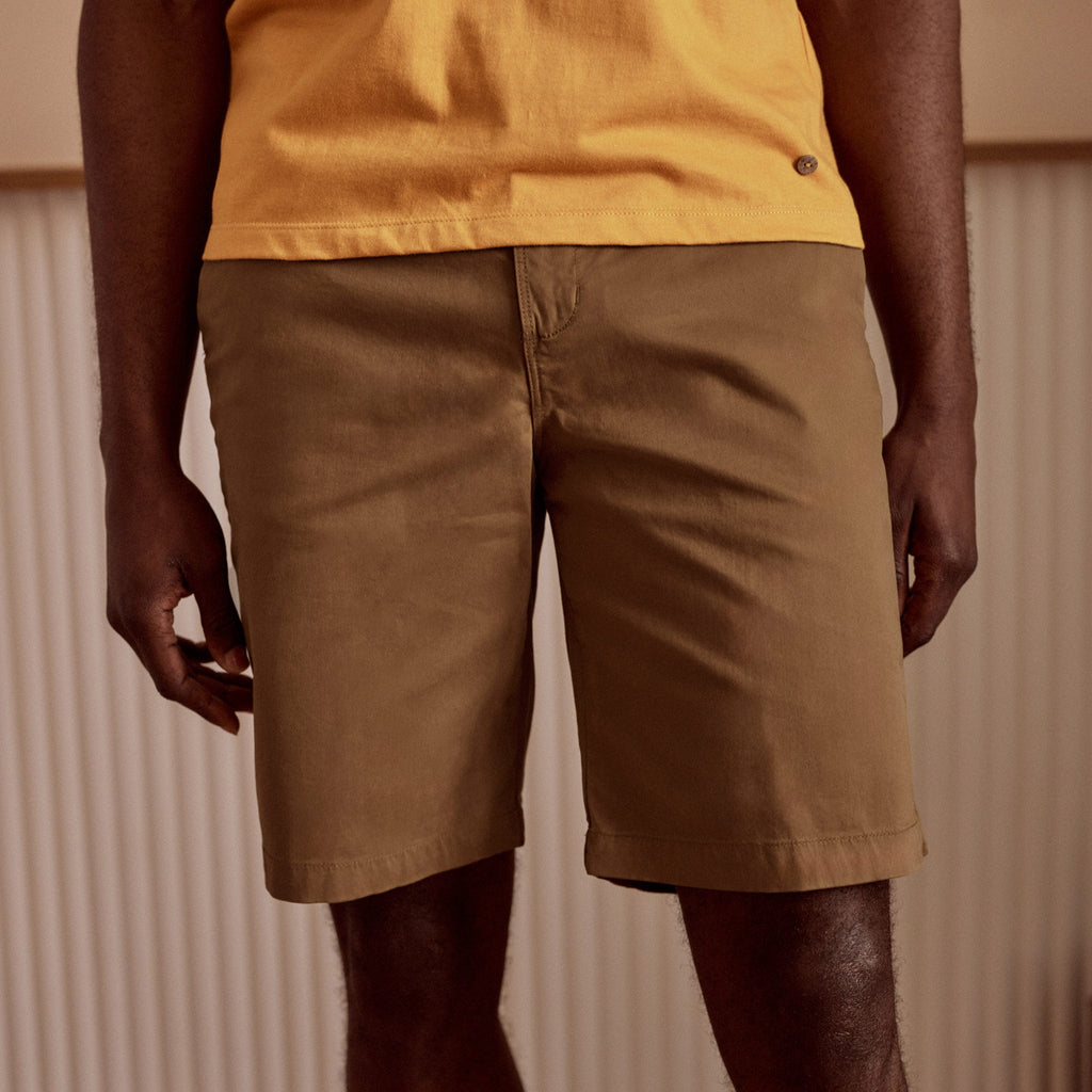 Short Chino Camel Saulieu Regular - Hombre