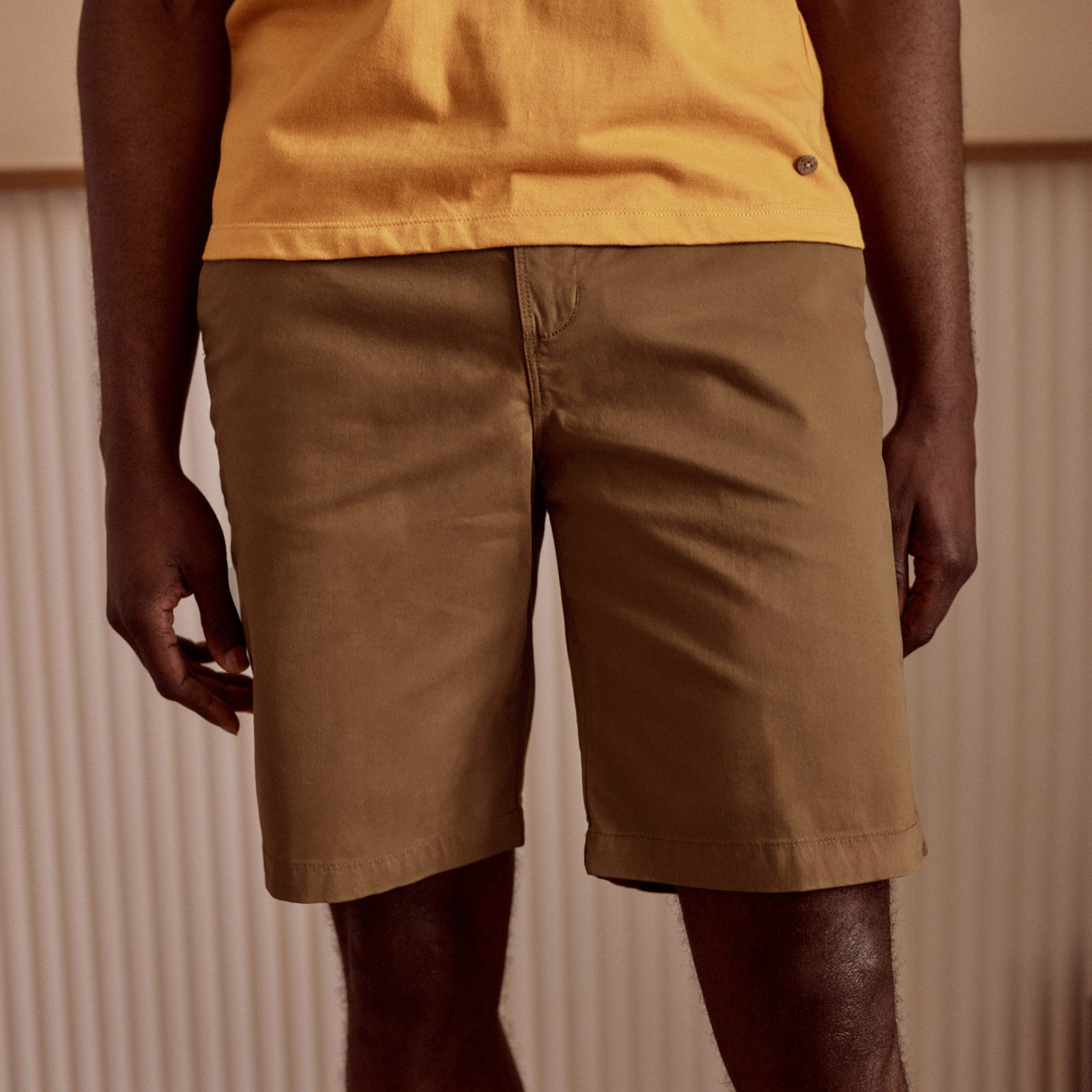 Short Chino Camel Saulieu Regular - Hombre