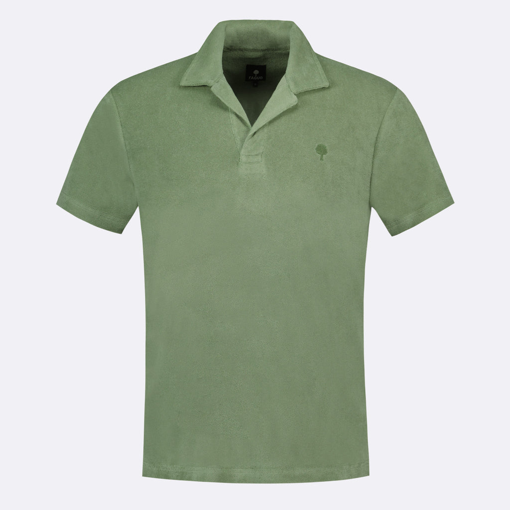 Polo verde oliva Zonza - Hombre