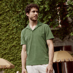 Polo verde oliva Zonza - Hombre