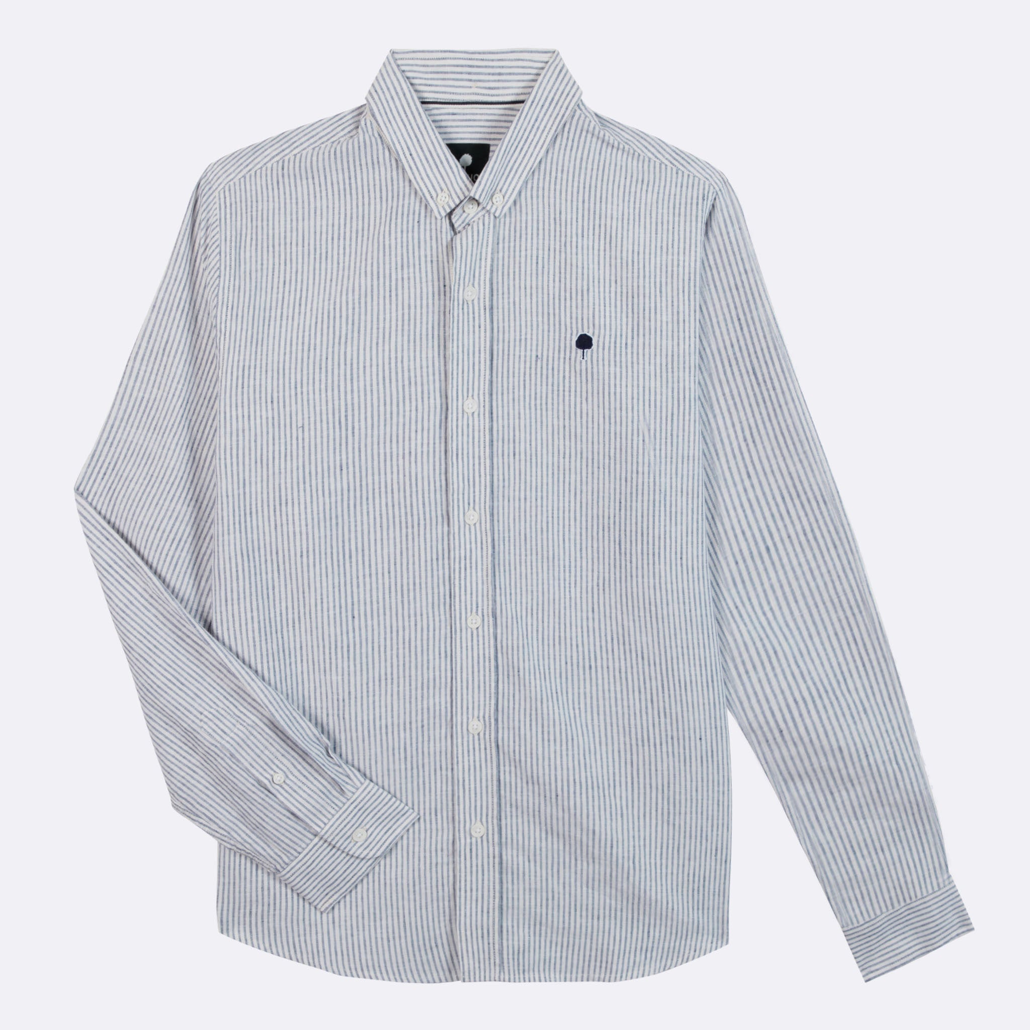 Chemise Bleue & Écrue Ivoy - Homme