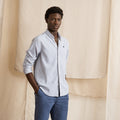 Chemise Bleue & Écrue Ivoy - Homme
