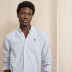 Chemise Bleue & Écrue Ivoy - Homme