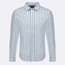 Chemise Écrue & Bleu Signy - Homme