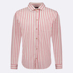 Camisa Roja y Crema Signy - Hombre