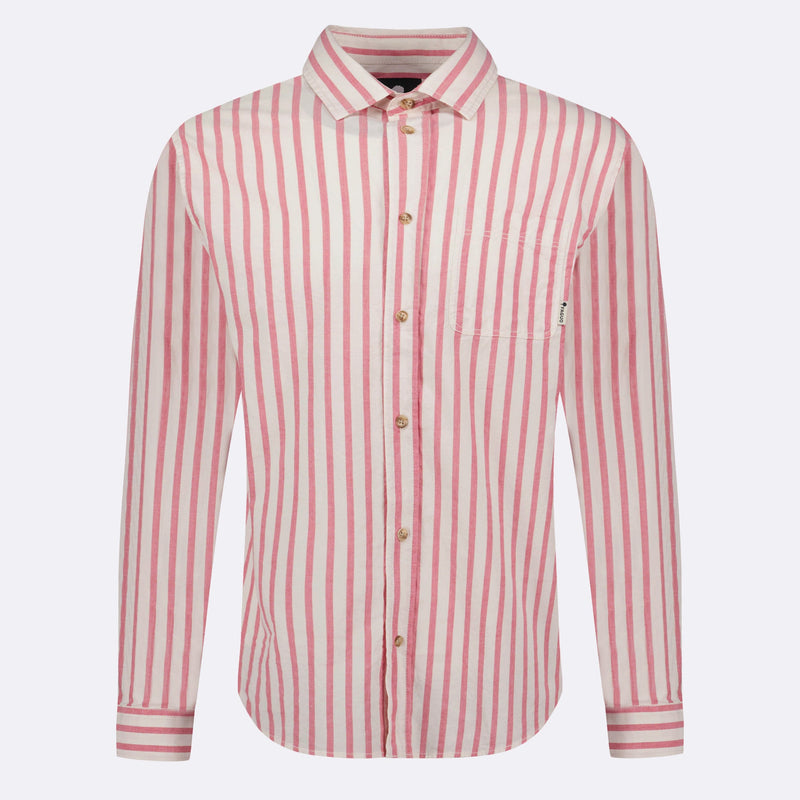 Chemise Rouge & Crème Signy - Homme