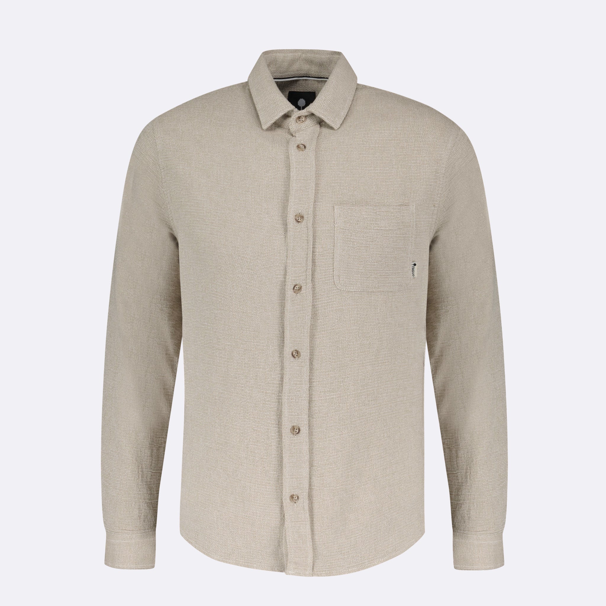 Light Beige Marl Signy Shirt – Men's