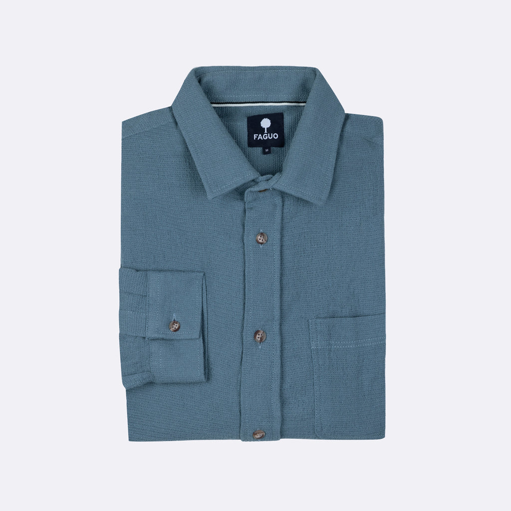 Chemise Bleu Marine Signy - Homme