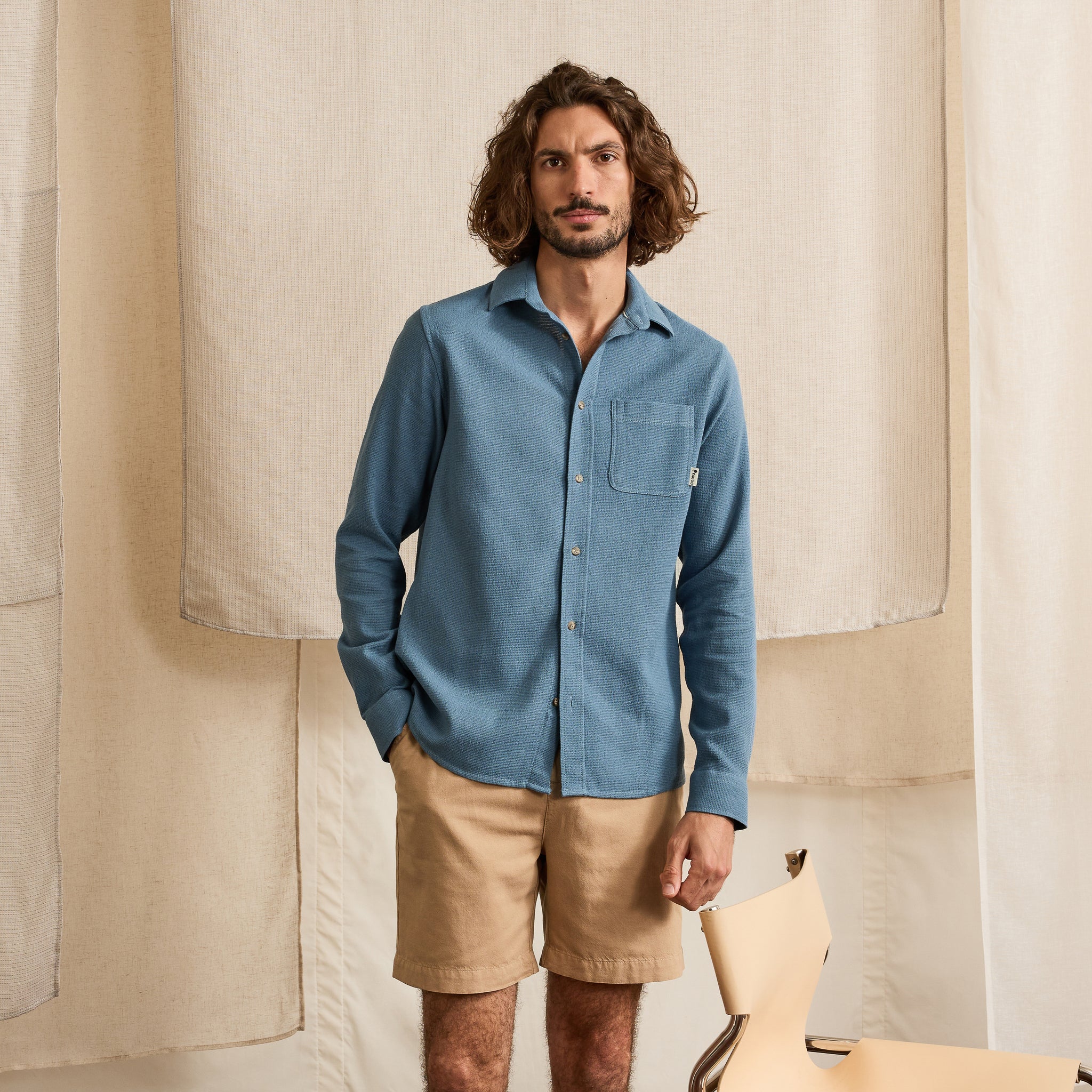 Chemise Bleu Marine Signy - Homme