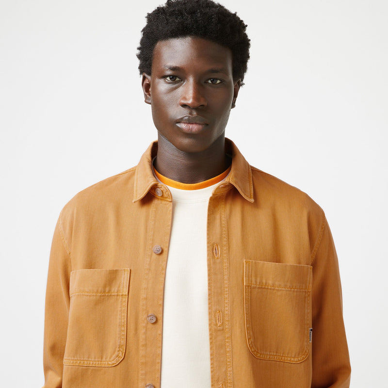 Faguo - Sur-Chemise Orange Clair Clemont - Homme